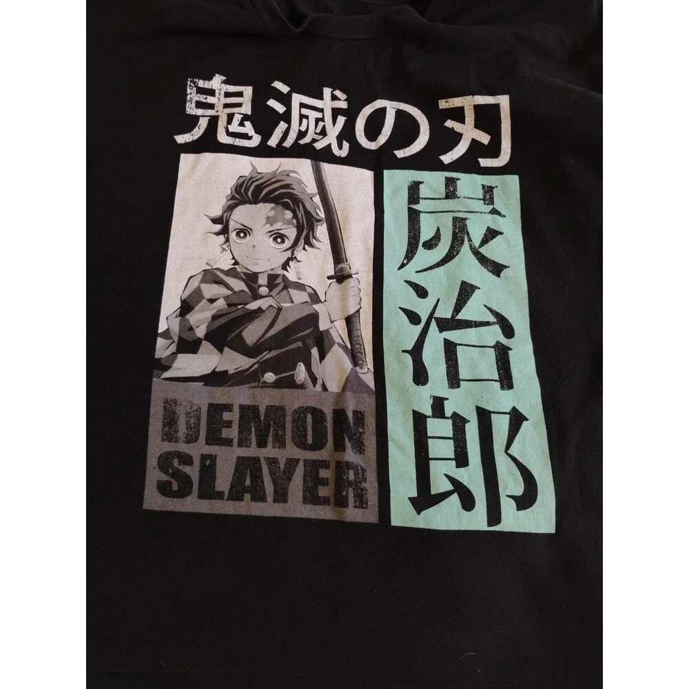 Demon Slayer Xl Anime T-Shirt With Double-Sided Print Logo, Used P3